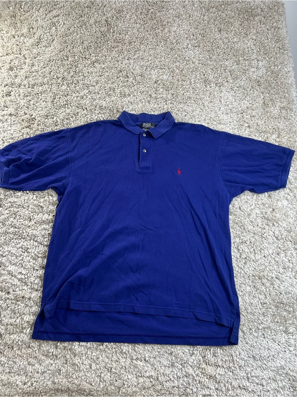 Ralph Lauren Polo Pair Black Label USA — Blue and Burgundy Short-Sleeve Polos